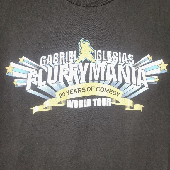 Gabriel Iglesias Fluffy Mania World Tour T-shirt Size L - Picture 3 of 4